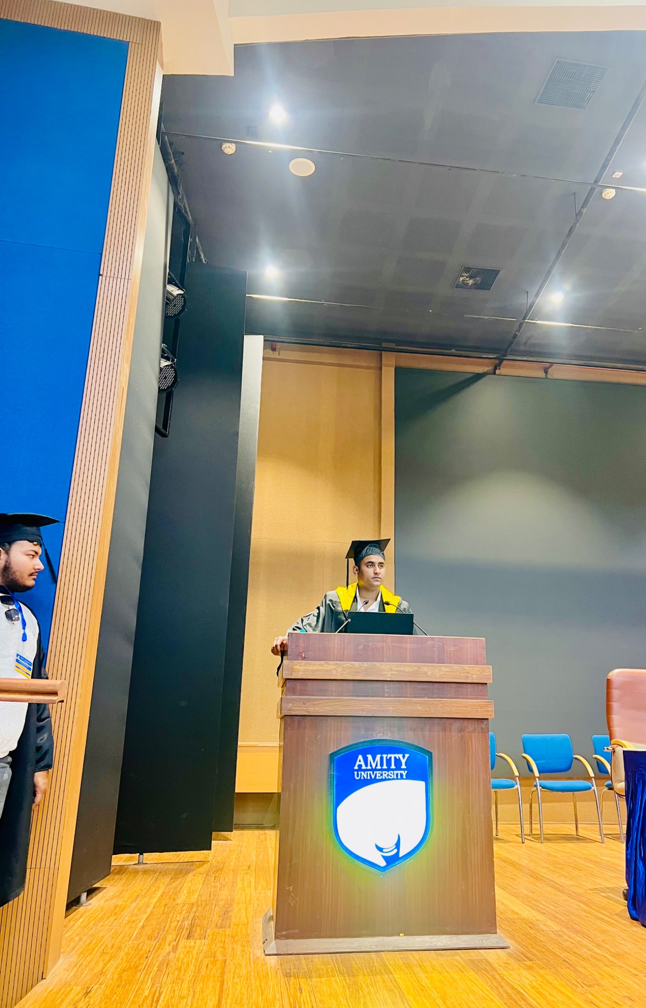 Student graduation speaker