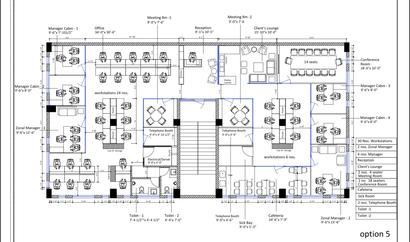 Design Tech workplace plan